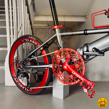 Smooth & Speedy Fnhon Monsoon 22-Inch Foldable Bicycle – Designed for Fast & Comfortable Rides
