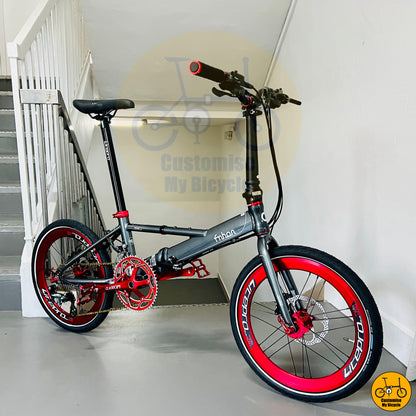 Fast & Efficient Fnhon Monsoon 20-Inch Foldable Bicycle – Built for Speed & Long-Distance Travel
