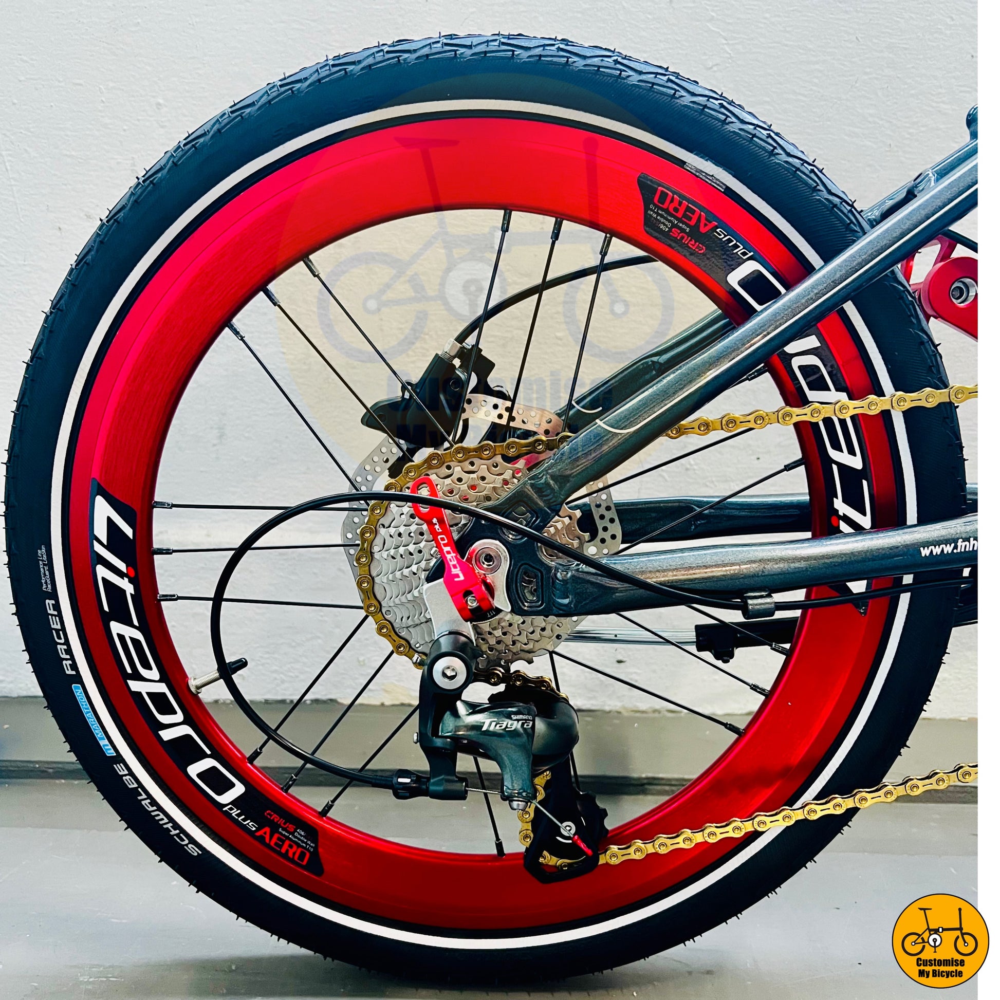 Anti-Puncture Tyre Fnhon Monsoon 20-Inch Foldie – Built for Smooth & Worry-Free Riding
