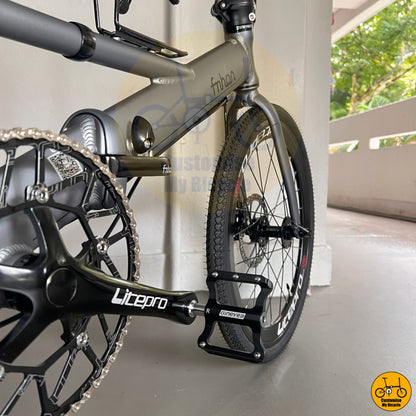 Stylish & Compact Fnhon Monsoon 22-Inch Folding Bike – A Versatile & Functional Ride
