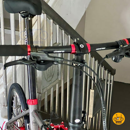 Fnhon Monsoon 22” • Shimano 12s SLX • Dolphine Grey & Red