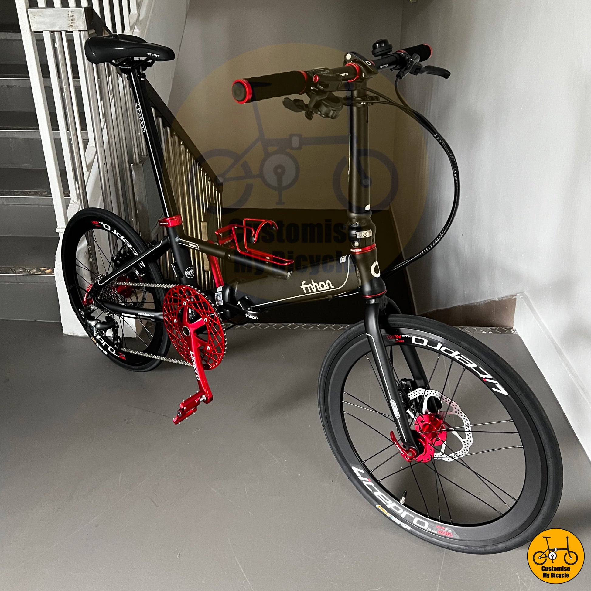 Singapore PCN-Ready Fnhon Monsoon 22-Inch Folding Bike – Smooth & Efficient Commuter
