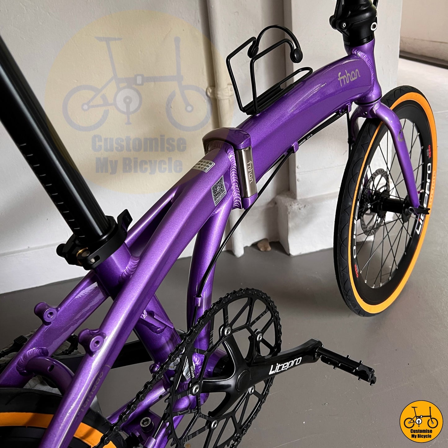 Lavender Purple Foldie – Sleek Design for Every Cyclist
