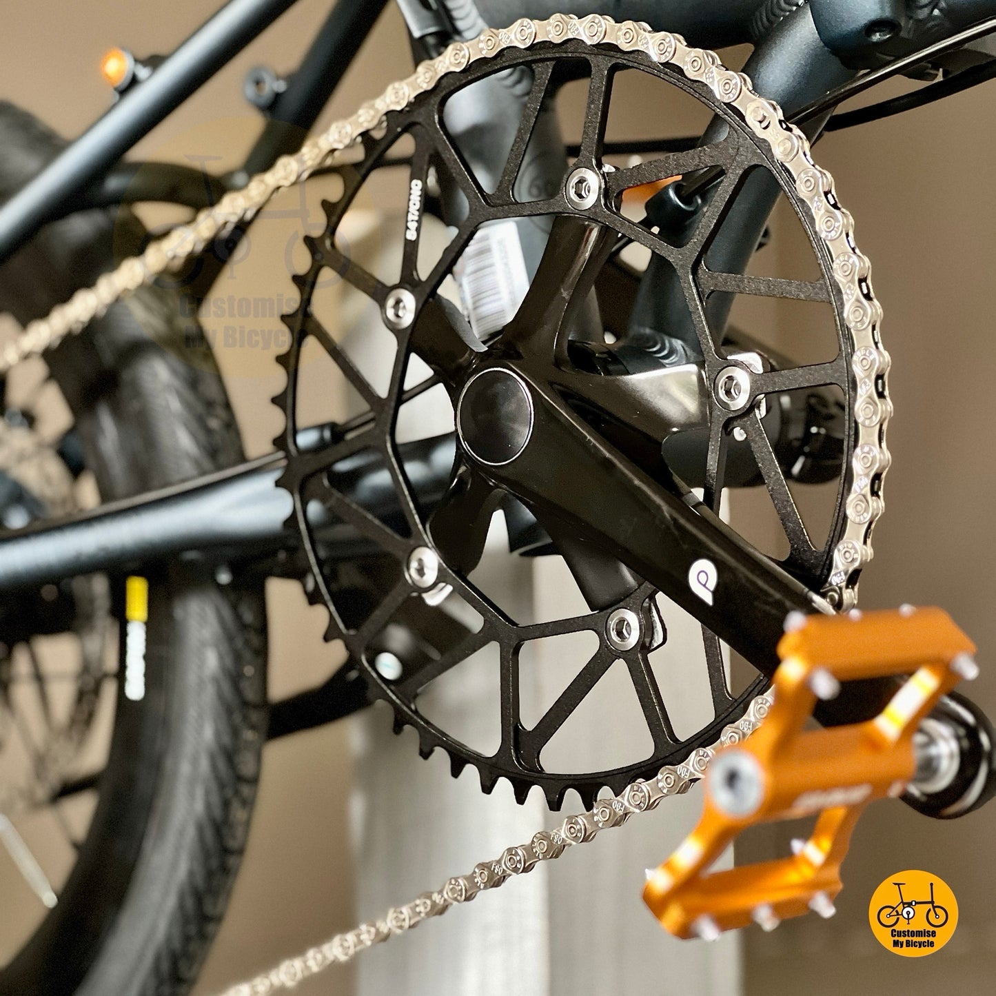 Fnhon Zephyr with adjustable seat post and chainring  
