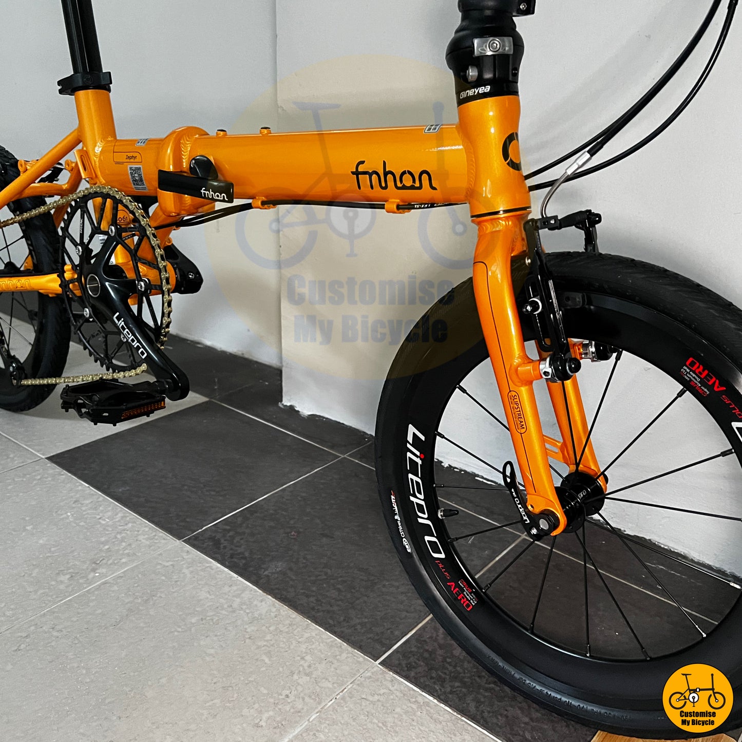 Fnhon Zephyr 18” • Shimano 9s • Orange