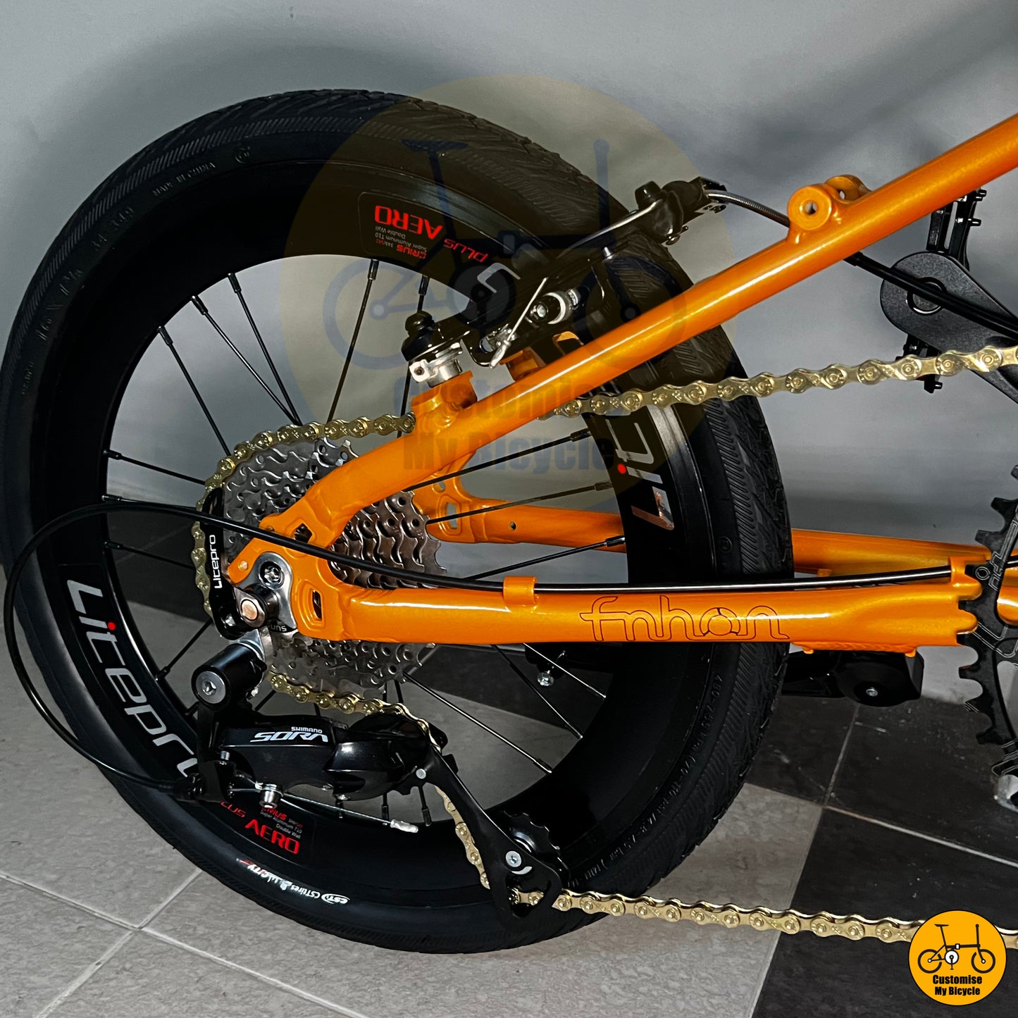 Fnhon Zephyr 18” • Shimano 9s • Orange