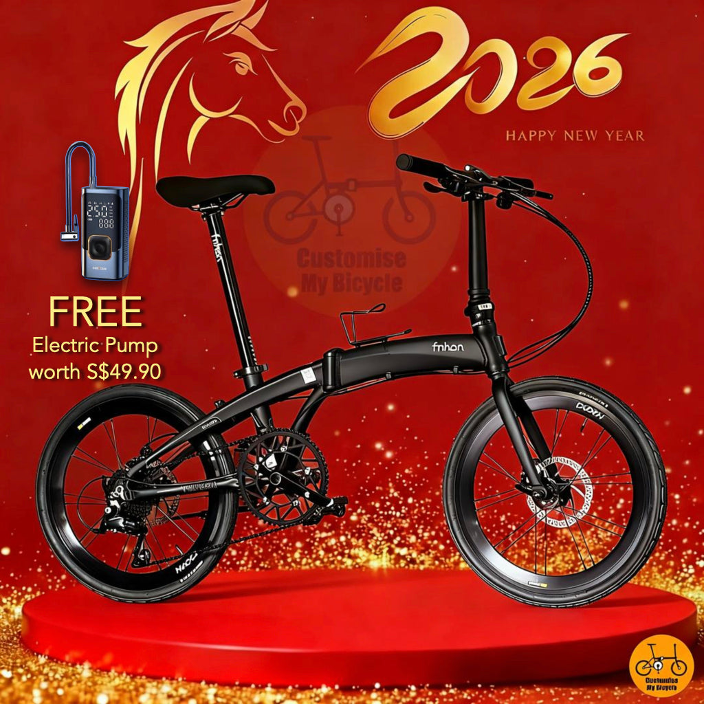 🔥CNY Promo🔥 Fnhon Tornado 22” • Shimano 9s • Matte Black