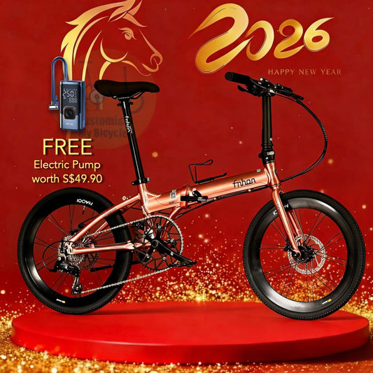 🔥CNY Promo🔥 Fnhon Blast 22” • Shimano 9s • Rose Gold