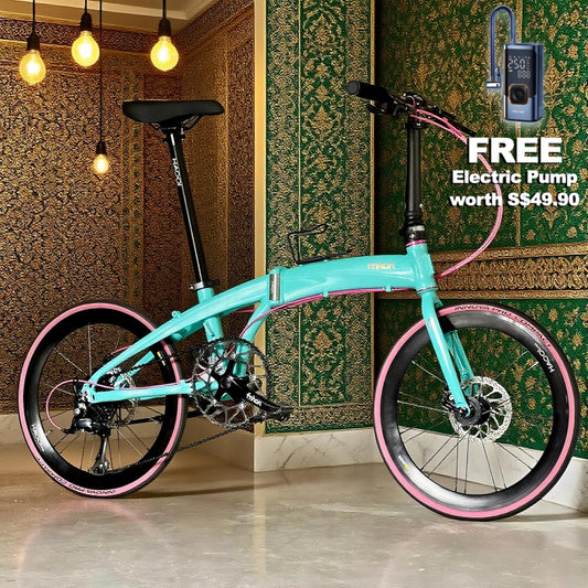 ⭐Raya Deal⭐ Fnhon Tornado 22” • Shimano 9s • Turkish Blue