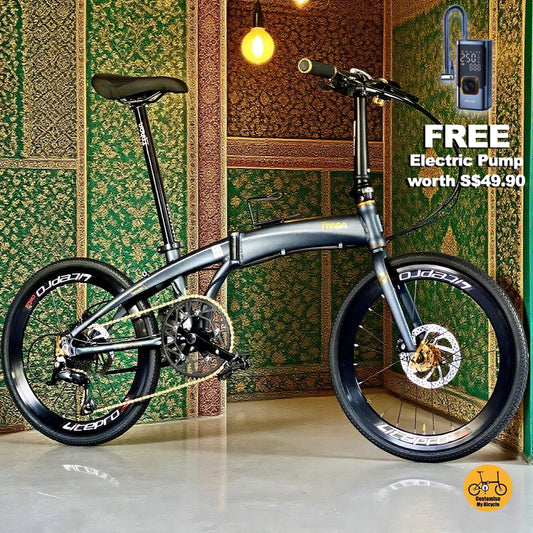 ⭐Raya Deal⭐ Fnhon Tornado 22" • Shimano 9 Gears • Dark Teal Blue