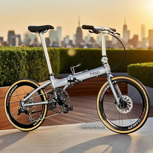 Folding Bike Fnhon Blast 22 Inch Battleship Grey Shimano 9 Speed Lightweight Foldable Bicycle Singapore
