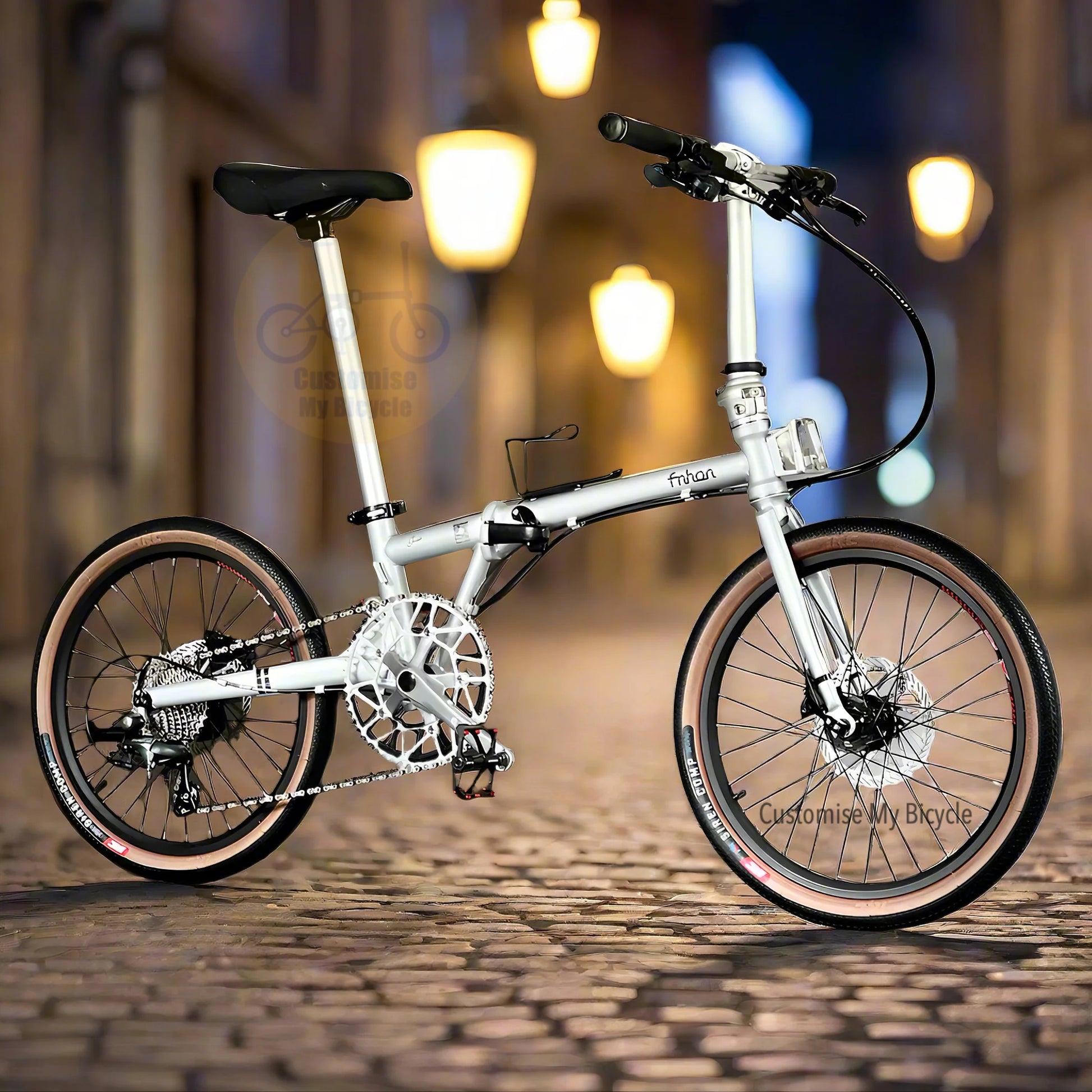 Fnhon Gust 22 inch folding bike with Shimano 10 speed Tiagra and lightweight chromoly frame  
